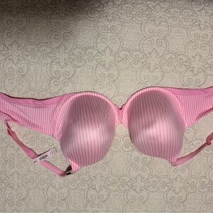 Victoria Secret Pink  Striped Women's Bra New 38DDD